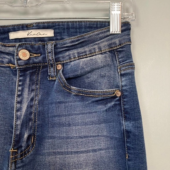 Kancan Mid Rise Skinny Stretch Jeans Size 26 Medium Wash Style KC6009GD Cut 5027 - Picture 5 of 12